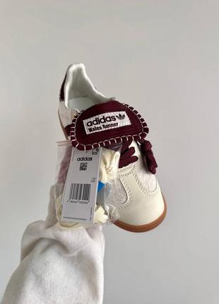 Женские кроссовки адидас самба премиум / adidas samba x walles bonner white pony premium8 фото