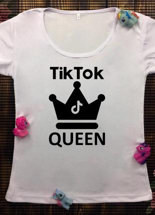 Жіночі футболки з принтом - тік ток
