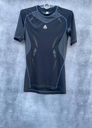 Компрессионная футболка мужская adidas tech fit1 фото