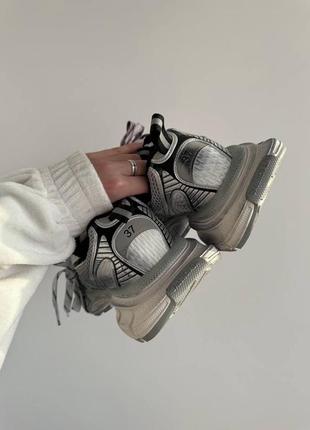Кросівки balenciaga 3xl grey / silver premium3 фото