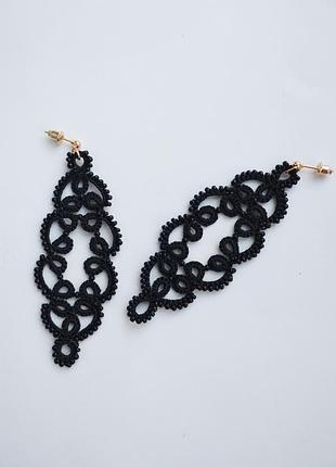 Кружевные серьги ′geris′
