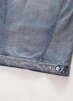 Топова джинсова куртка з трикотажними елементами від h&m7 фото