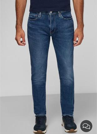Чоловічі джинси левайс 512 33/32 сині нові