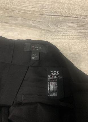 Класичні прямі вкорочені штани брюки cos dropped crotch trousers6 фото