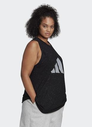 Майка женская adidas winners 2.0 tank top (plus size) gp73753 фото