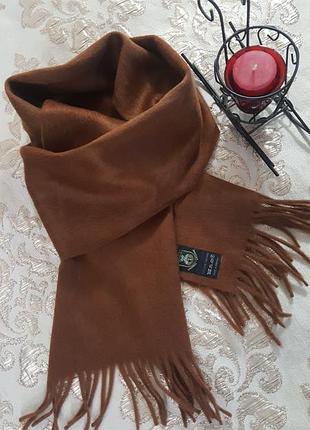 Кашемировый  нежный шарф из    100% кашемира. германия -157 см/27 см
