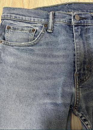 Мужские джинсы левайс 511 голубые6 фото