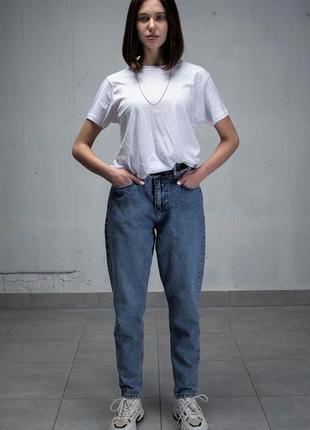 Жіночі джинси without мом efir сині2 фото