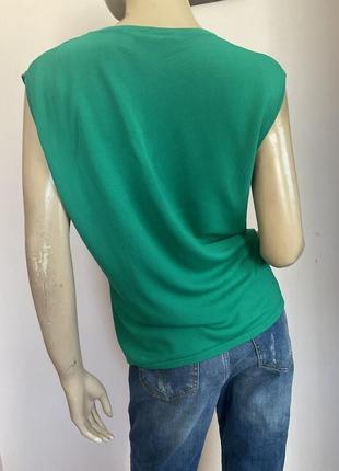 Качественная зеленая блузка/l/ brend punr roma3 фото