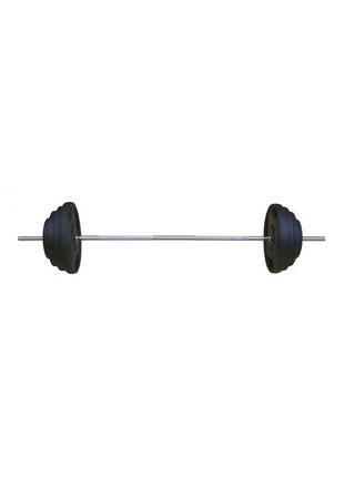 Металева штанга rn-sport quatro 65 кг (4х10, 2х5, 2х2.5, 2х1.25 + гриф 1.5 м)