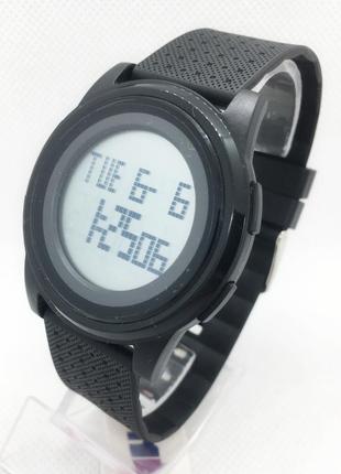 Часы мужские спортивные водостойкие skmei 1206 (скмей) цвет черный с серым циферблатом ( код: ibw534bs )2 фото