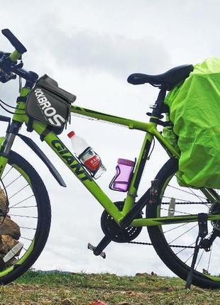 Велосипедна сумка на раму rockbros ( рокброс) для телефону до 6,2" ( код: ibv006b )9 фото