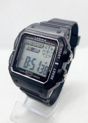 Часы наручные спортивные влагостойкие lasika sports w-f117 черные ( код: ibw877b )2 фото