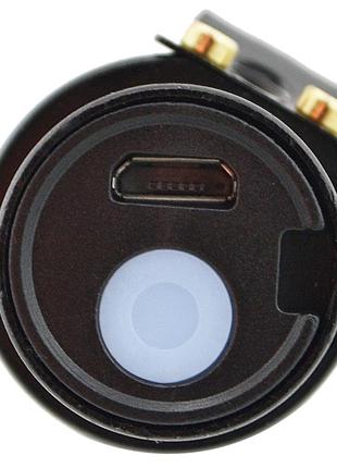 Ліхтар міні ручної кишеньковий акумуляторний bl-525 xpe+cob microusb з zoom зарядної кабель (5389)8 фото
