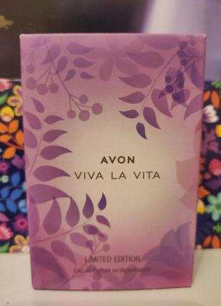 Парфумована вода viva la vita avon 30 ml