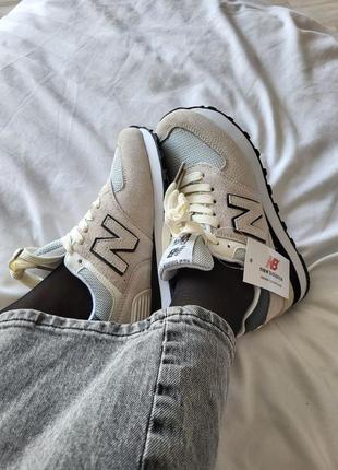 Кроссовки кроссы кроссовки кроссы new balance 574&nbsp;beige нью беленс9 фото