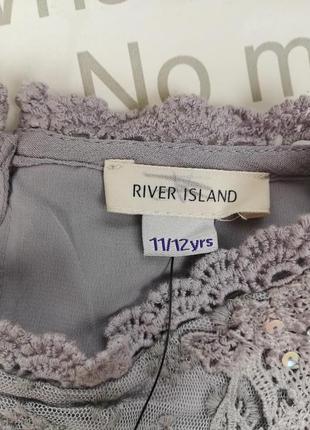 Брендовая cтильная блуза топ с красивыми рукавами  river island4 фото