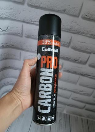 Водовідштовхучий спрей для взуття та одягу  collonil carbon pro
водостійкий спрей