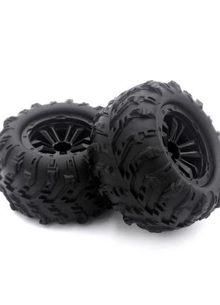 Колеса tyre 6034 (2шт.) для радиоуправляемых машин conquer монстр-трак rc 1/16 ( код: 16101-6034 )