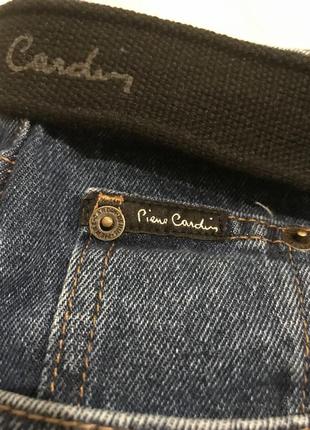 Фірмові оригінальні джинси з ременем коттон pierre cardin р.36(l)нові з бірками6 фото