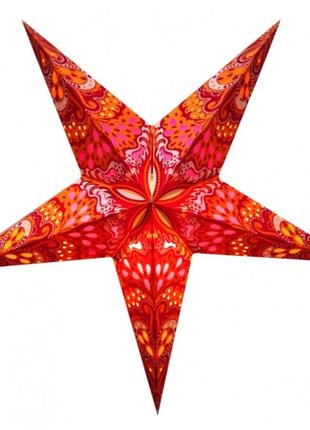 Світильник зірка картонний 5 променів orange trishul bm