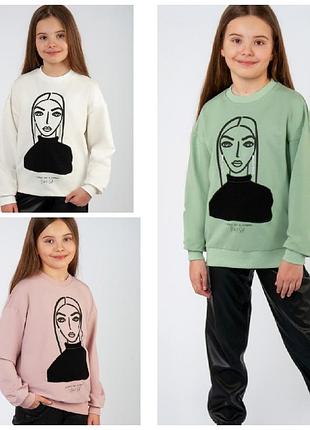 Стильний світшот, двунитка, реглан,  кофта 2