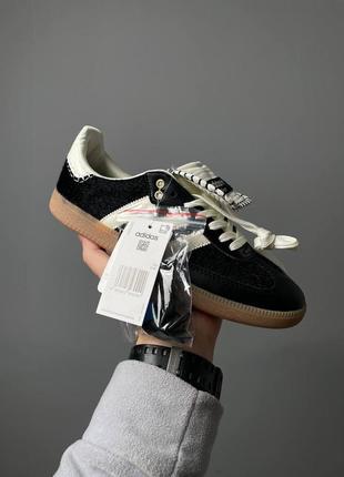 Кросівки adidas samba pony tonal wales bonner core black1 фото