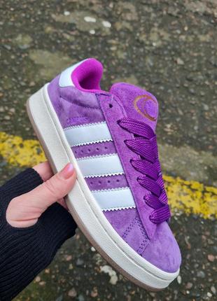 Кроссовки adidas campus 00's deep violet 💜 premium1 фото