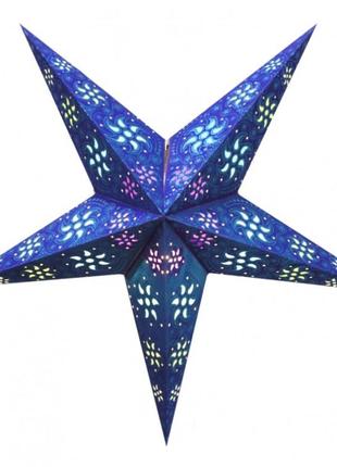 Світильник зірка картонний 5 променів blue cyclone zari bm