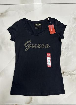 Футболка guess чорна1 фото