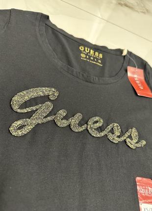 Футболка guess чорна3 фото