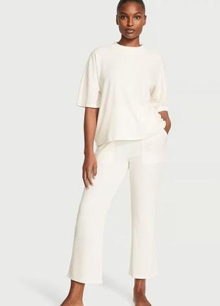 Пижама victoria’s secret glow waffle tee &amp; pants set