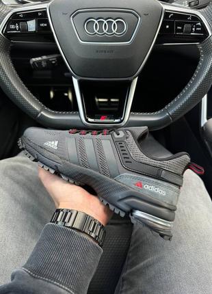 Мужские кроссовки adidas marathon gray black
