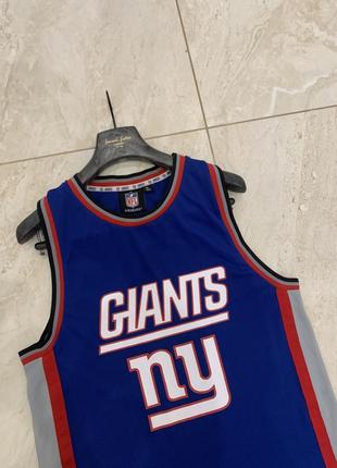 Спортивна майка nfl primark синя футболка баскетбольна giants ny2 фото