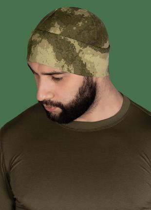 Демисезонная шапка watch cap atacs fg с отворотом