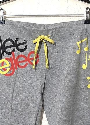 Glee спортивні штани сірі + нюанс, тонкий трикотаж бавовна жіночі 42-44-463 фото