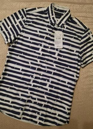 Мужская подростковая рубашка slim fit