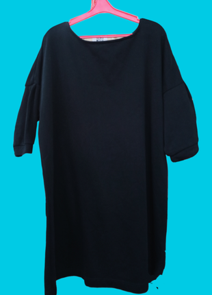 Батал! коттоновое платье-свитшот,58-62 или оверсайз,esmara.