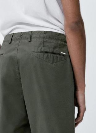 Бавовняні бермуди massimo dutti з мікросаржі нові