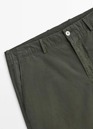 Бавовняні бермуди massimo dutti з мікросаржі нові