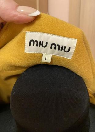 Пальто бренда премиум класса miu miu на 46-48 размер или м-l9 фото