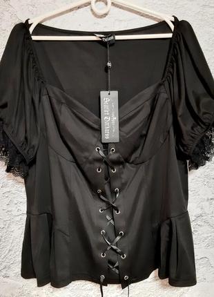 Крутая стильная блузка-корсет в размере 2xl2 фото