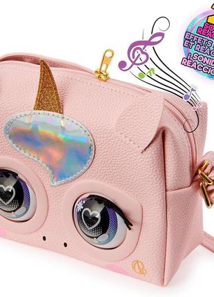 Интерактивная сумочка гламурный единорог purse pets glamicorn unicorn2 фото