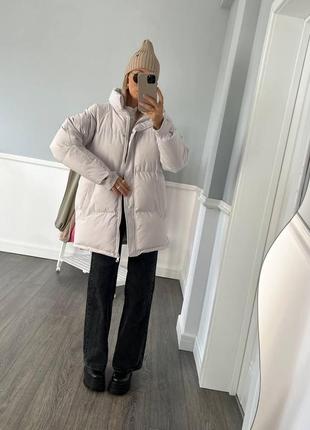 Женская куртка плащевка на силиконе 250  размеры норма и батал2 фото