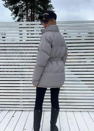 Женская куртка плащевка на силиконе 250  размеры норма и батал5 фото