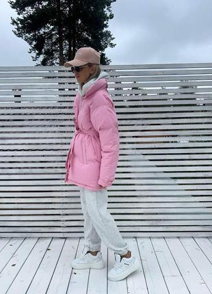 Женская куртка плащевка на силиконе 250  размеры норма и батал8 фото