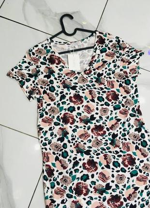 Новое макси платье в цветах с разрезами от tamsy л #30272 фото