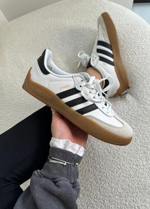 Кроссовки palace x adidas puig samba black/white