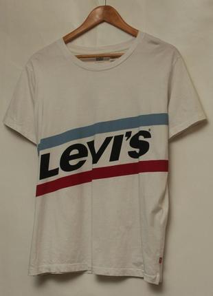 Levis red tab рр  s футболка из длинноволоконного хлопка big logo