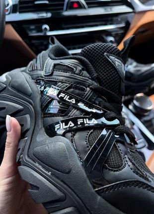 Жіночі кросівки fila black знижка sale | smb8 фото